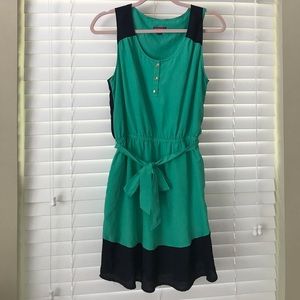 Green/Navy Merona Dress
