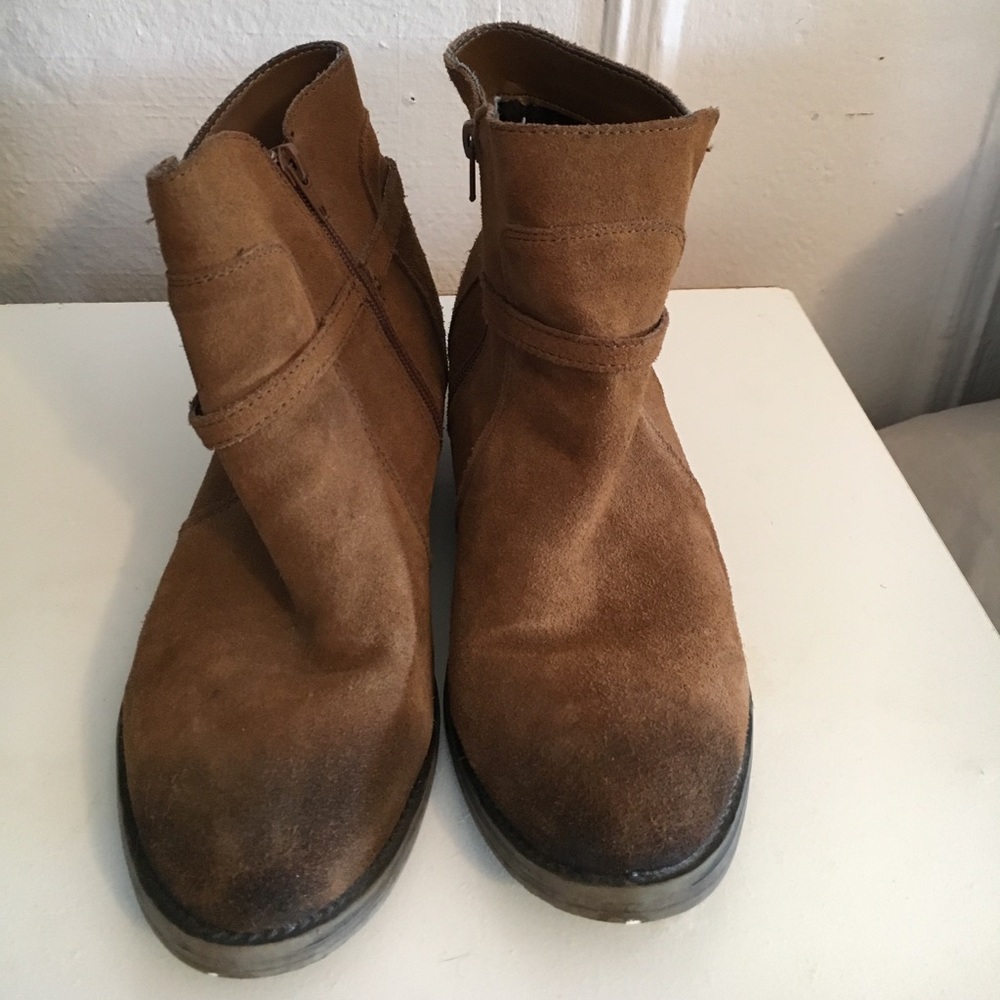 BDG urban outfitters brown tan faux suede boots 10