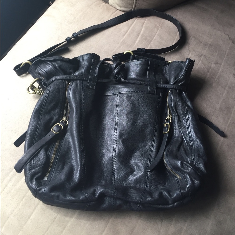 Leather handbag