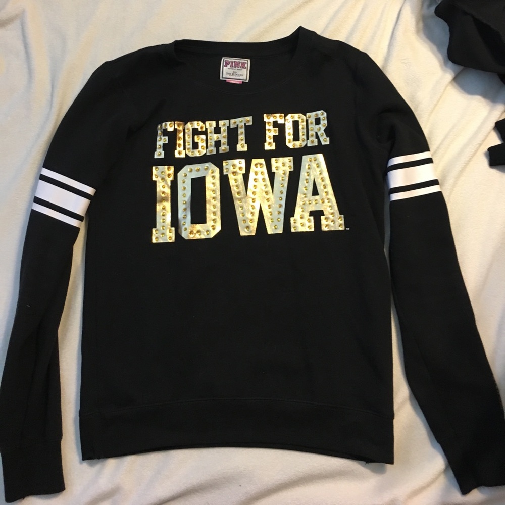 Victoria's Secret PINK Iowa Hawkeyes sweatshirt