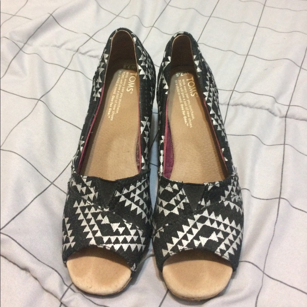 TOMS Cork Wedges