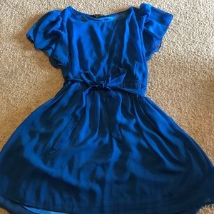 Butterfly sleeve dress