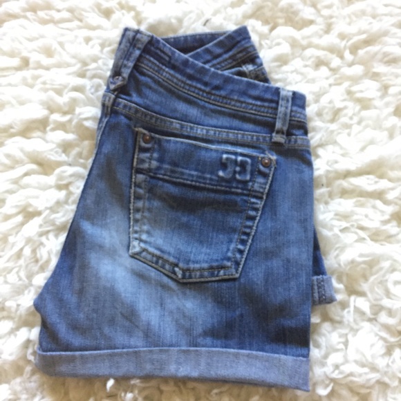 Joe's Jeans Pants - ✨JOES JEANS light blue faded cuffed denim shorts✨