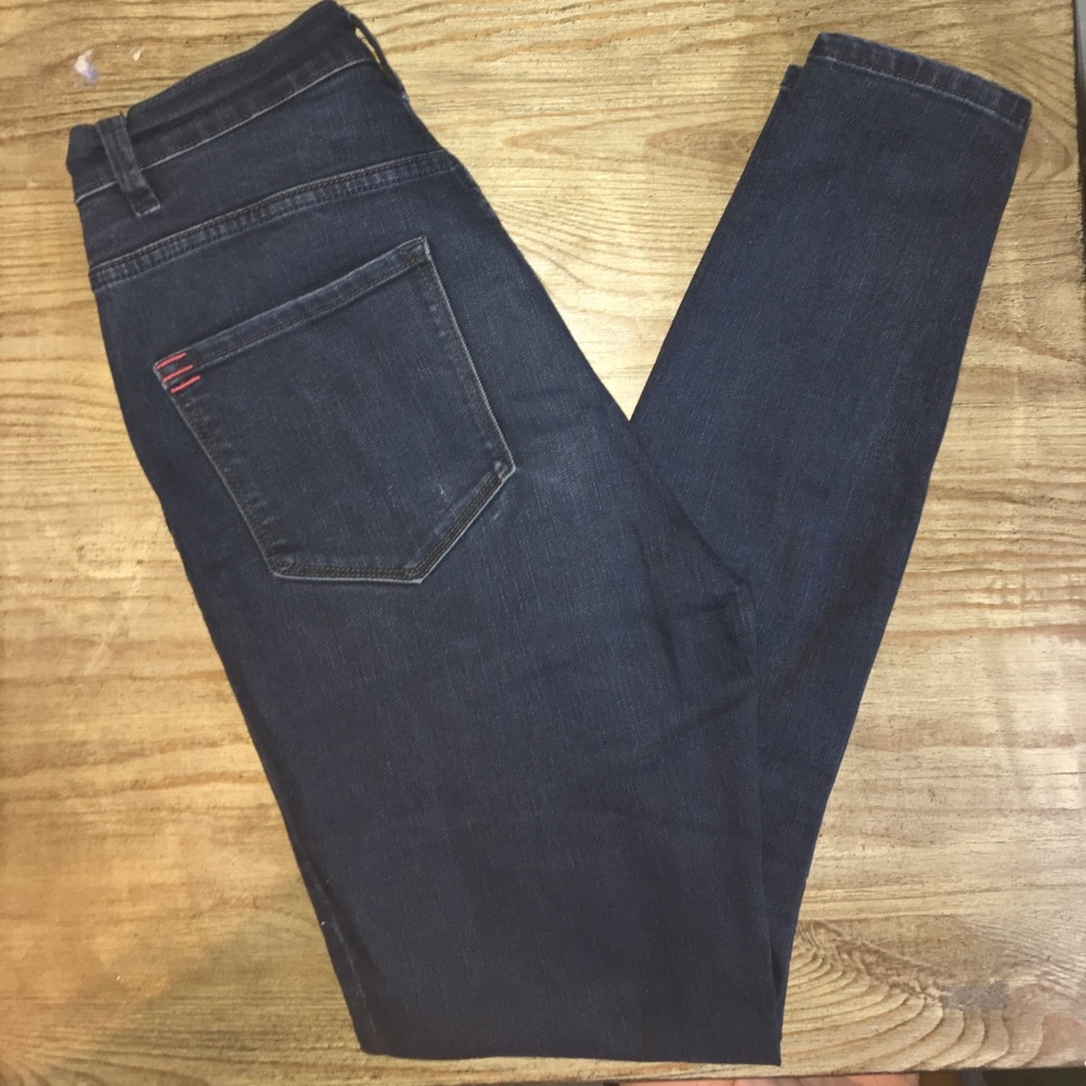 BDG high-waisted dark wash jeans