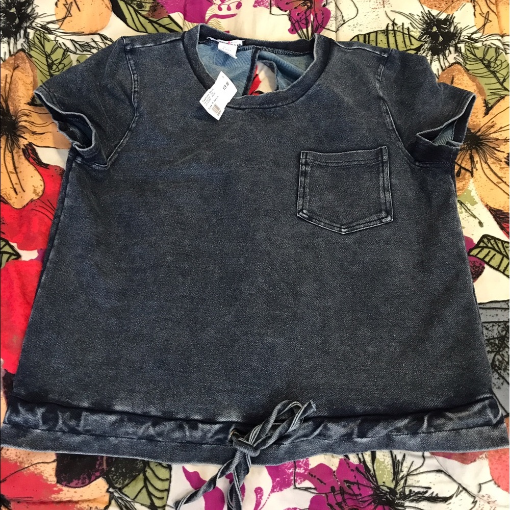 Brand New Fashion Nova Denim Stretch Top