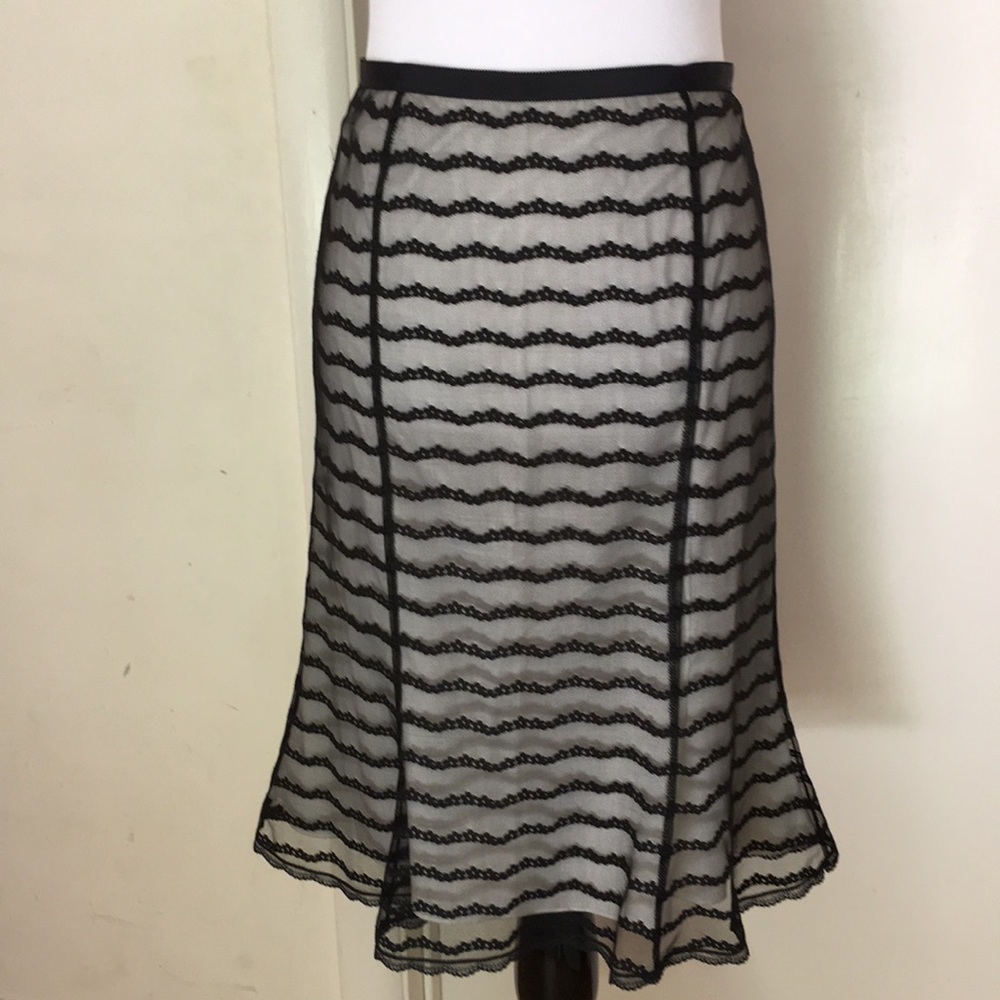 NWOT Helen Wang Black Lace Skirt