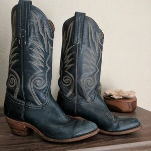 Vintage Frye cowboy boots.