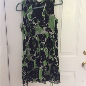 Silk dress, summery and lightweight