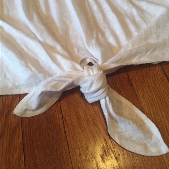 ☀️Summer Clearance☀️SemiSheer Linen TieFrontBlouse - Picture 4 of 4