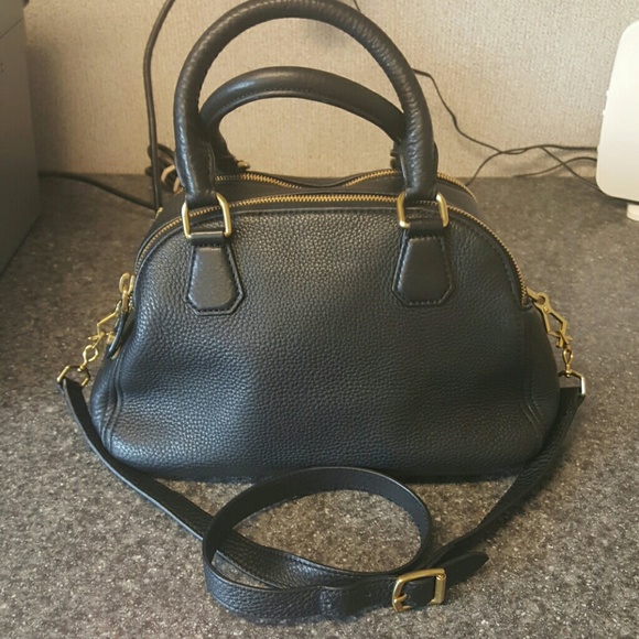 J Crew Biennel medium satchel in black - Picture 1 of 4