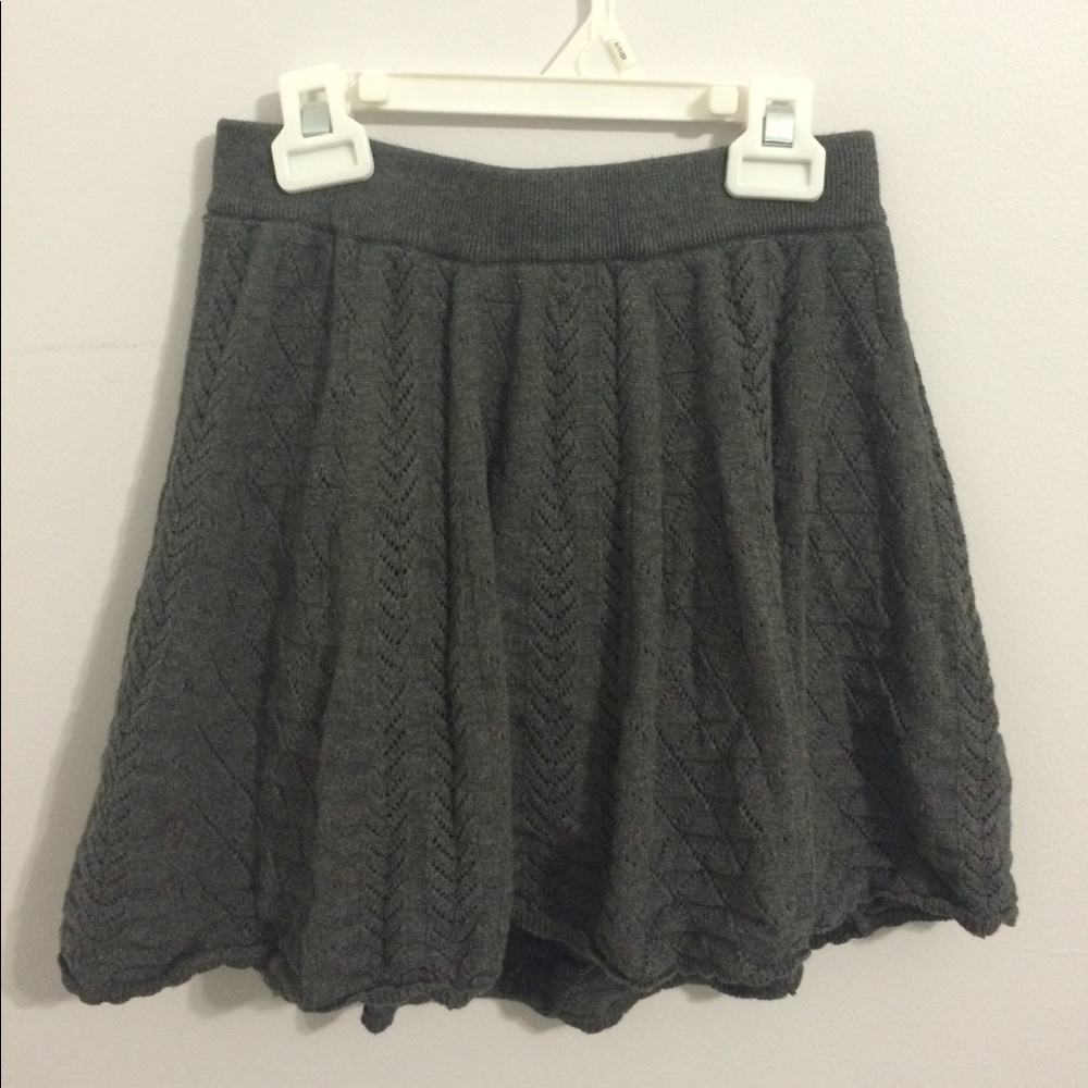 Cute Gray Winter Skirt