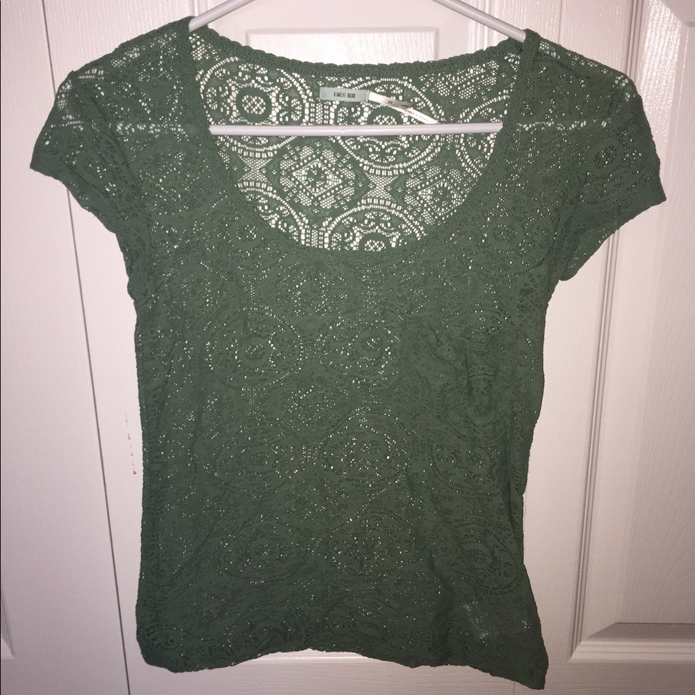 Kimchi Blue Sheer Boho Top
