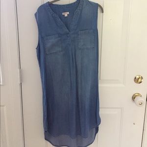 Super soft and lightweight chambray dress