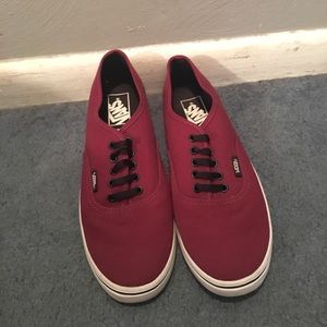 Maroon Vans
