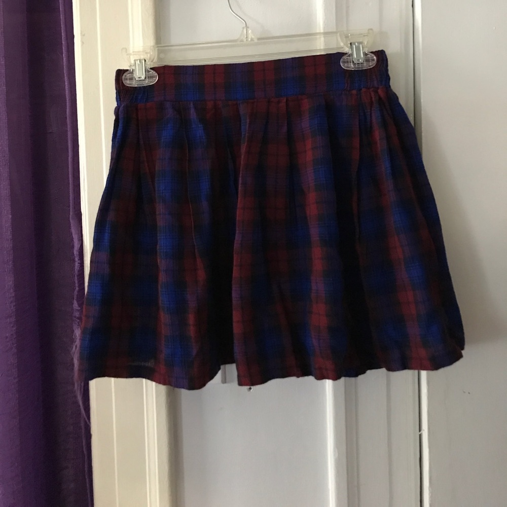 Plaid Mini Skirt