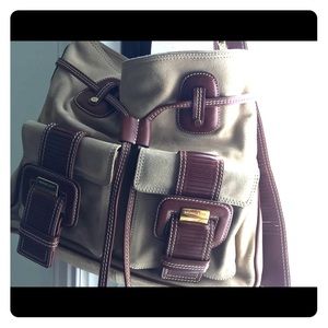 Michael Kors Collection suede and leather bag