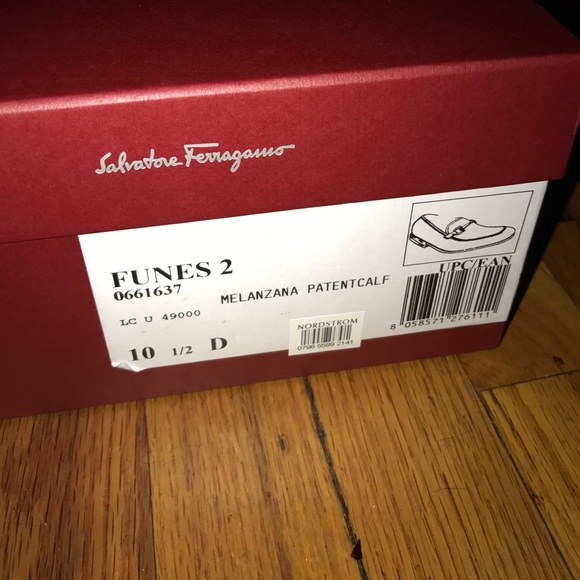 Ferragamo funes 2 burgundy patent leather