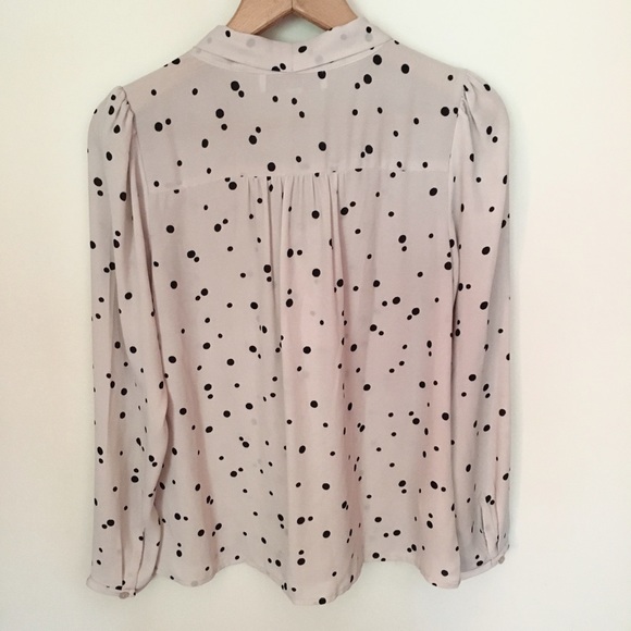 Ann Taylor Loft Long Sleeve Blouse - Picture 2 of 3