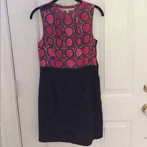 Beautiful cocktail dress with sequined skirt