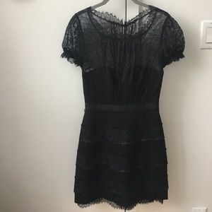 BCBG black lace dress