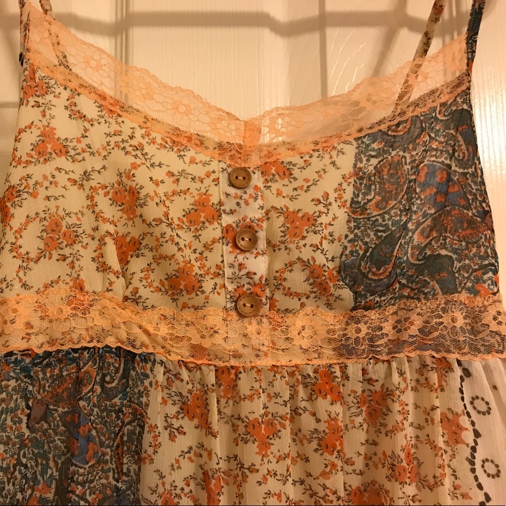 Blue Bird boutique style lightweight dress, size S - Picture 2 of 5