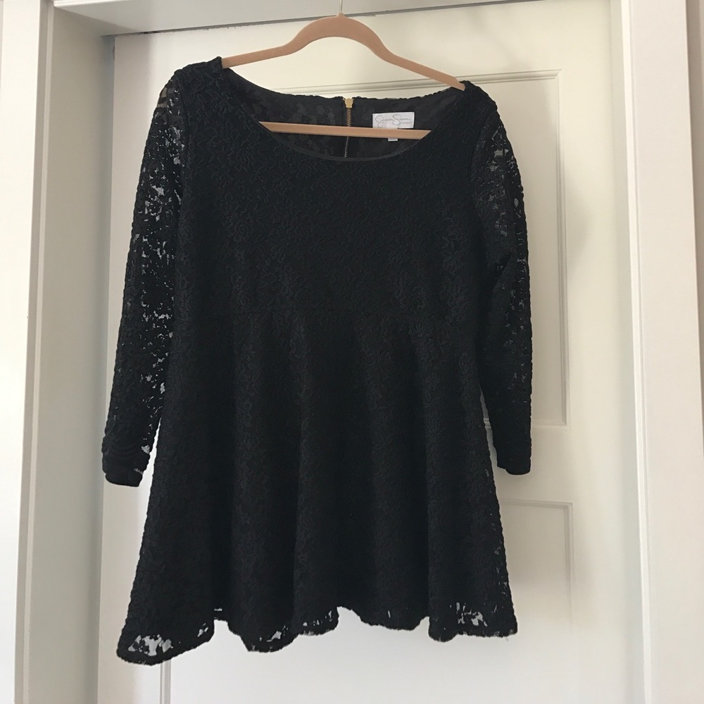 Lace maternity top by Jessica Simpson