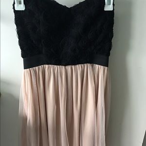 Strapless dress