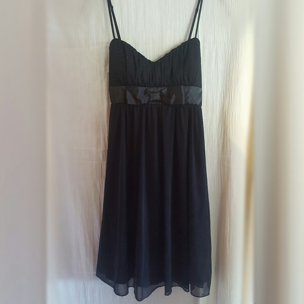 Little Black Dress - Sheer Overlay