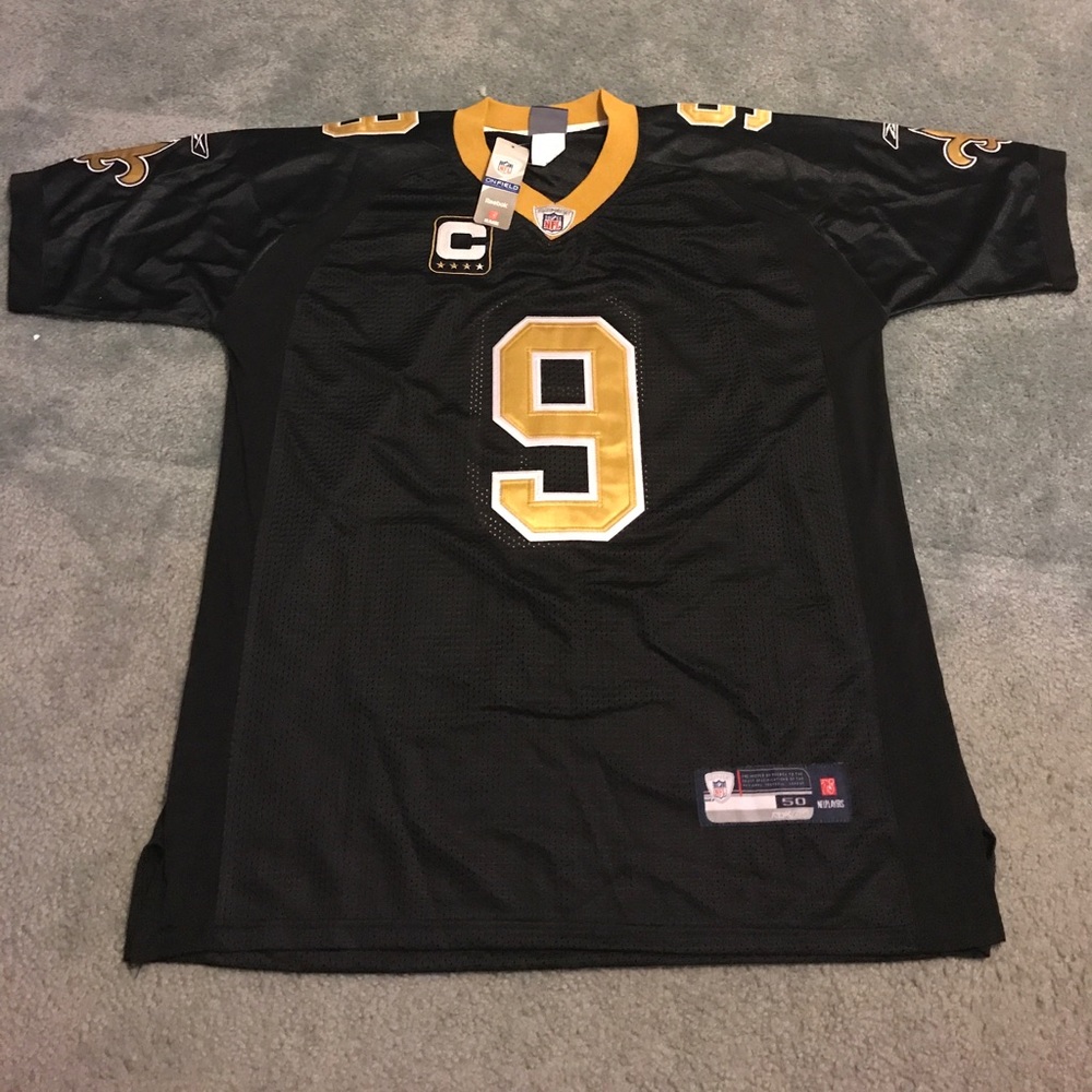 New Orlean Saints- Drew Bree's #9 Home Jersey