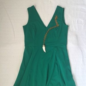 Green dress