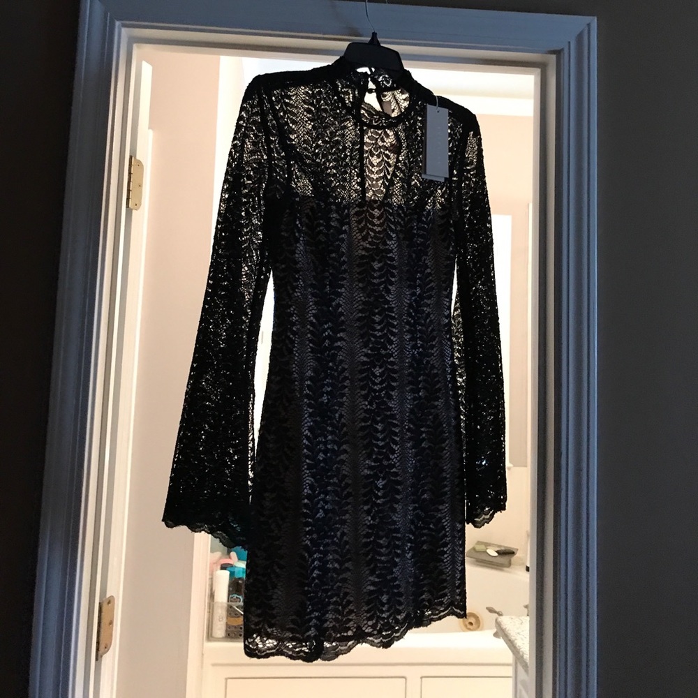 Keepsake black uptown lace dress