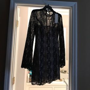 Keepsake black uptown lace dress