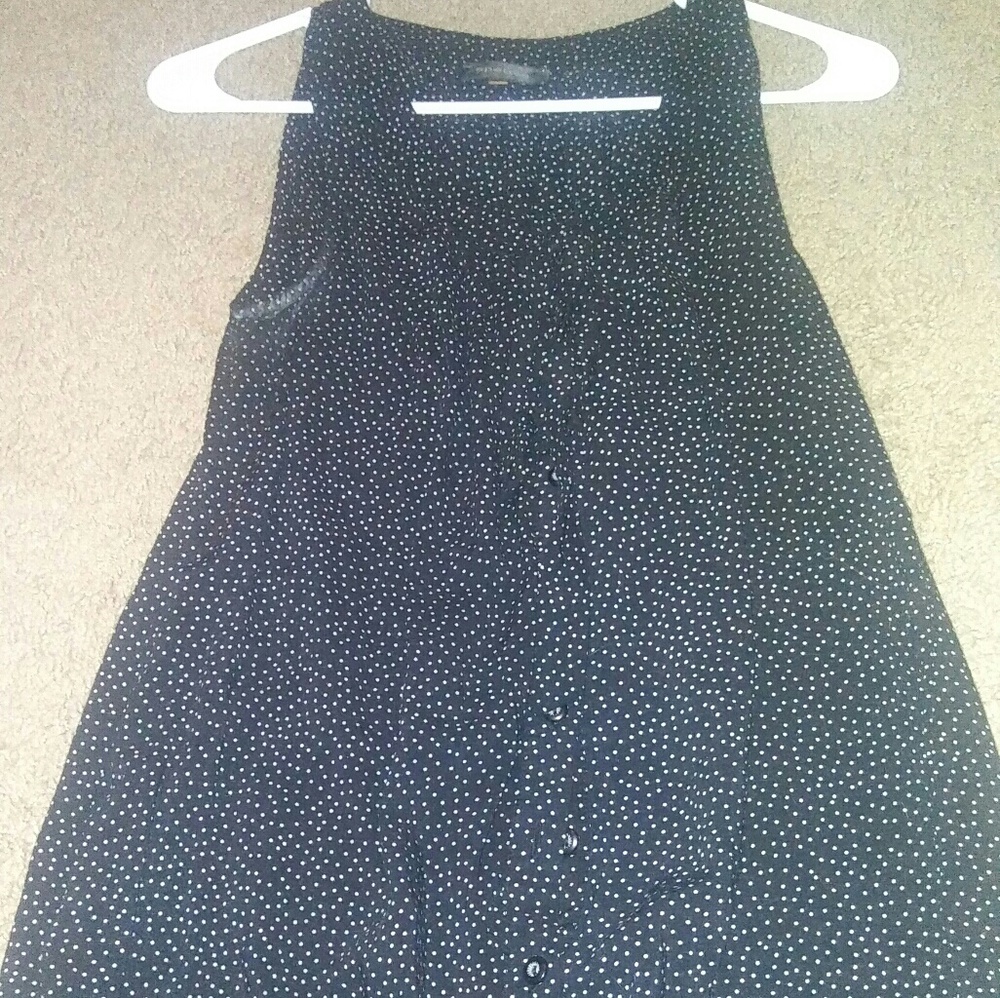 *DONATED* Black polka dot shirt