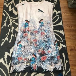Cute dress with birds