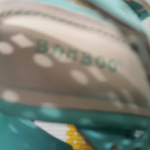 Bamboo teal wedges - Picture 4 of 6