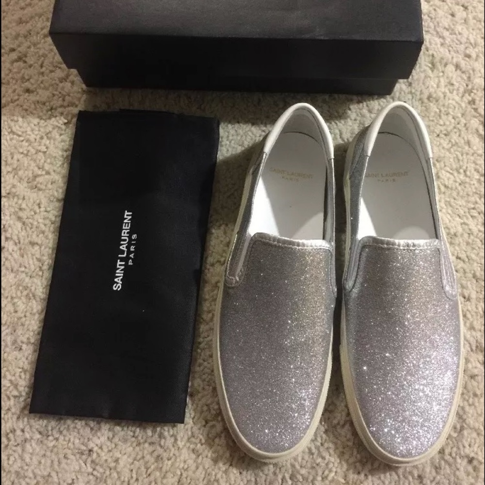 Saint Laurent slip on shoes