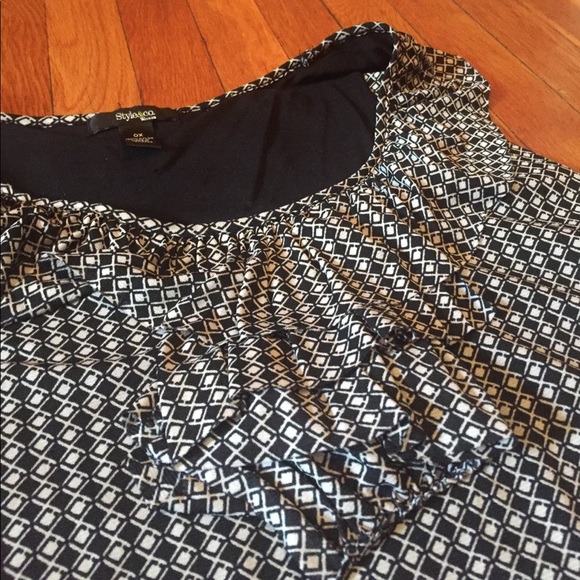 ☀️Summer Clearance☀️Cute Ruffled Style & Co Blouse - Picture 4 of 4