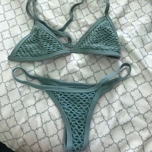 $140🅿🅿Posh Pua Kainalu Crochet set in Foam