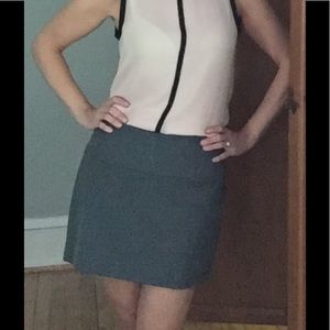 Express charcoal gray lined skirt - Like new!
