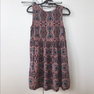 River Island - Printed Mini Dress - Size 4