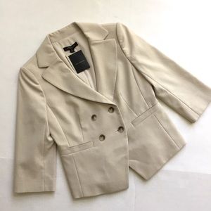 Ann Taylor NWT career work 3/4 sleeve blazer sz 0