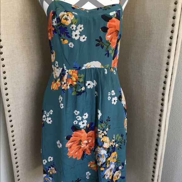 Anthropologie Moulinette Soeurs verdant silk dress - Picture 2 of 6