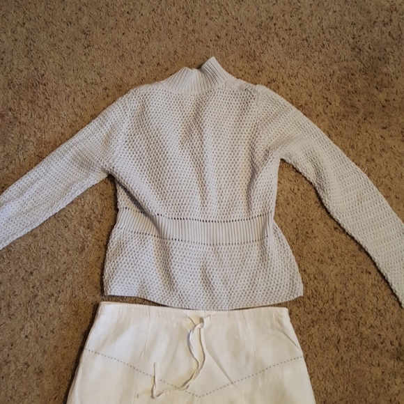 Mossimo Ladies loose weave pale blue/grey cardigan - Picture 5 of 5