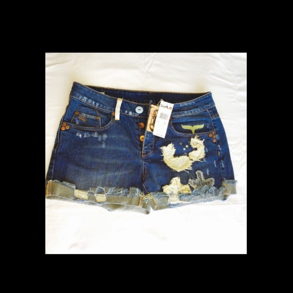 Quicksilver shipwreckers denim shorts
