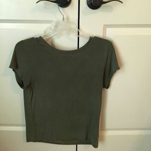 American eagle soft green shirt
