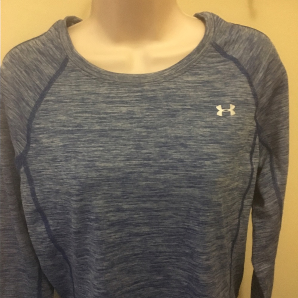 New Under Armour cold gear blue long sleeve top XL
