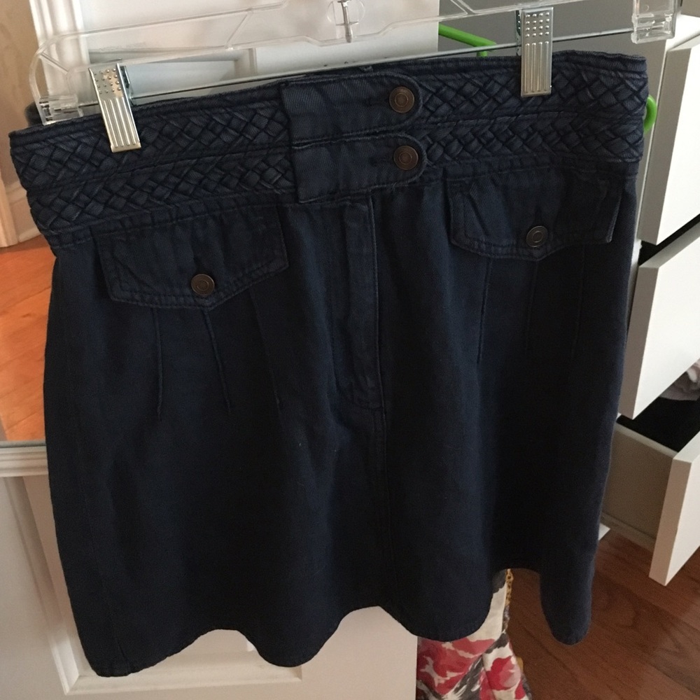 Free people denim skirt