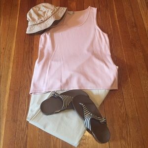 NWOT Blush Pink Silk Tahari Blouse