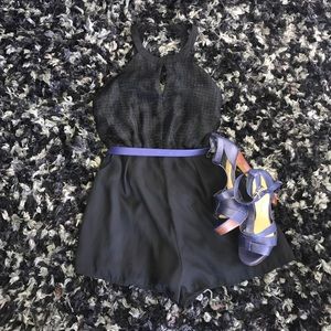 Womens Black M romper