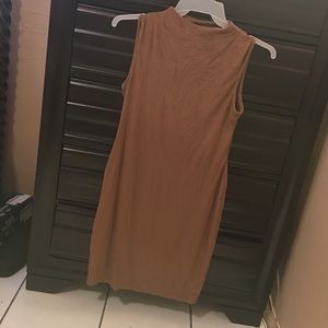 Suede Brown Dress
